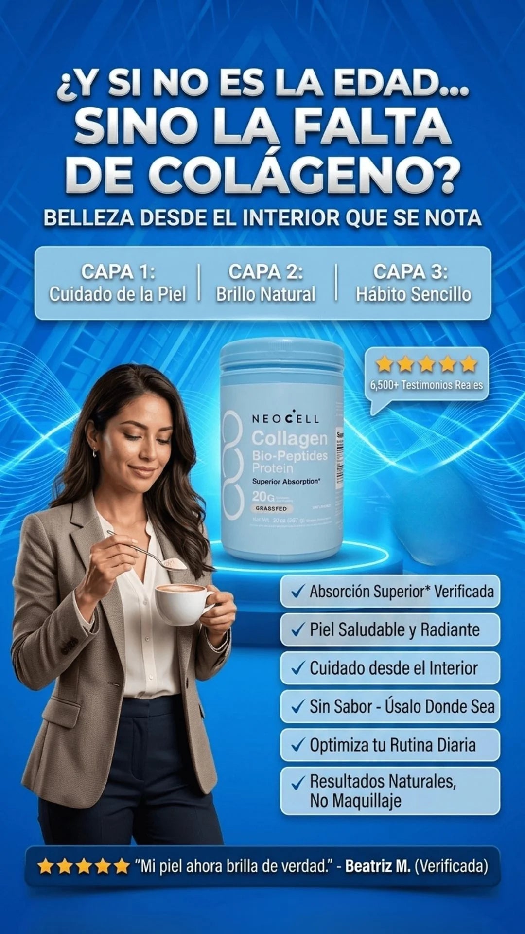 Colágeno Neocell Biopéptidos