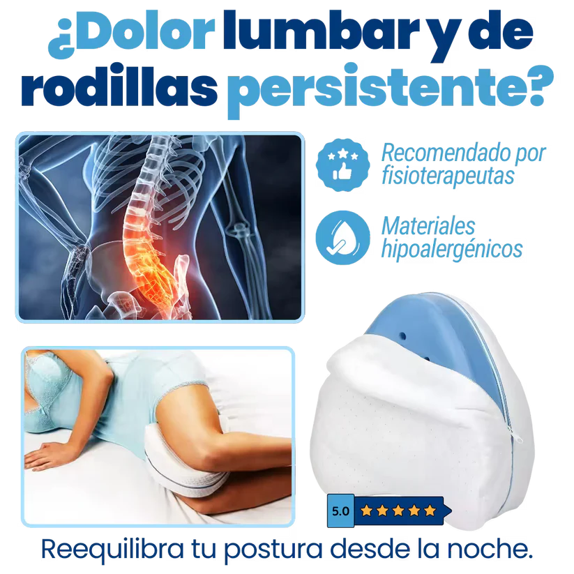 Almohada de alineación Calmax: reduce el dolor de ciática, espalda, cadera y rodilla.